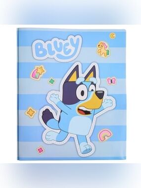 Bluey Themed Kids 3 Ring Binder with Pockets
36 Count Box
New in Box